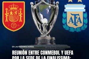 奥莱报：南美足联与欧足联未来几小时将开会，确定欧美杯比赛地点